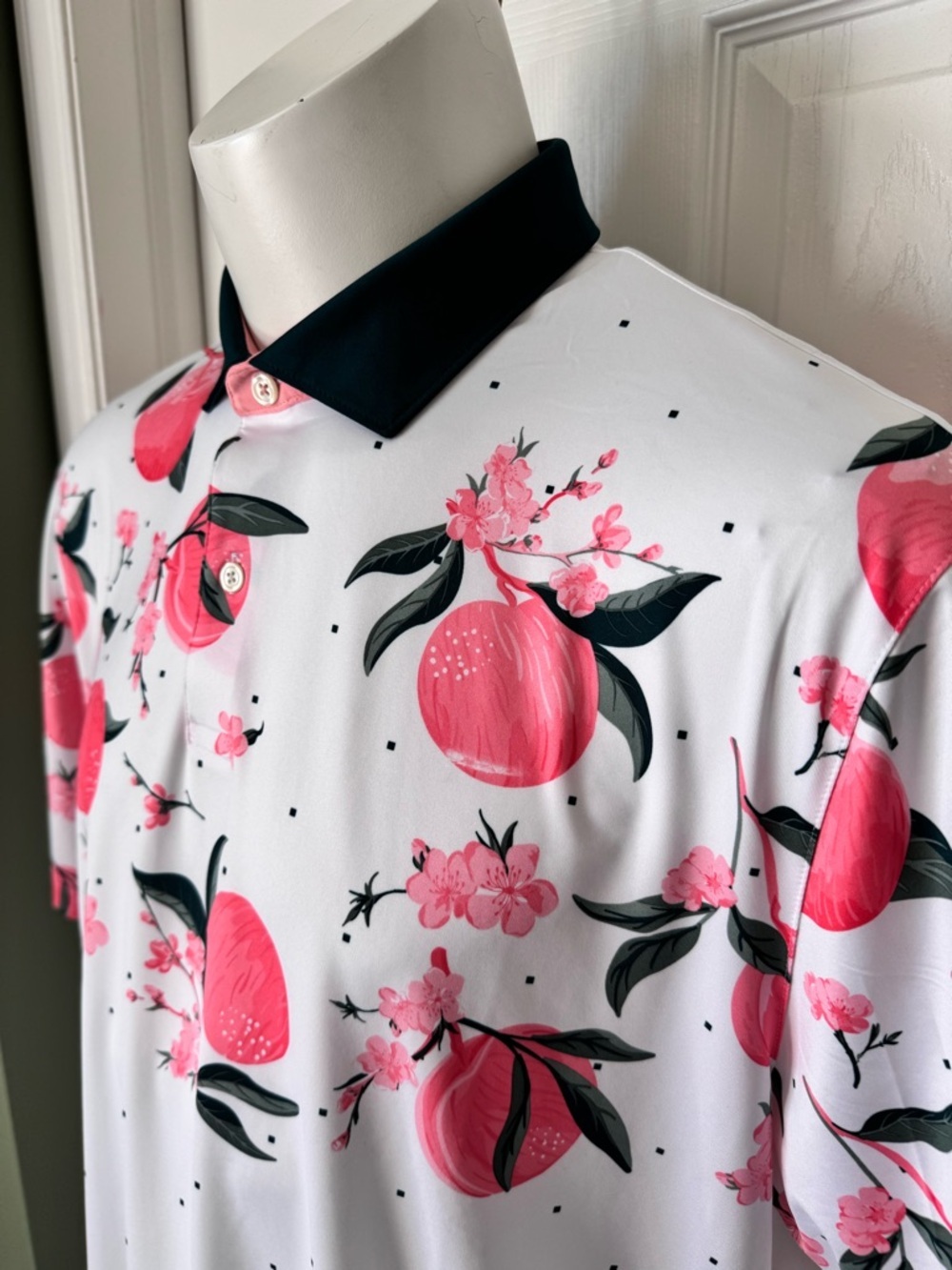 Brand New Mens Puma Mattr Floral Pattern Short Sleeve Golf Polo Size XL NWT